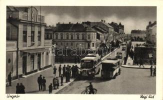 Ungvár, Régi híd, autóbusz / old bridge, autobus