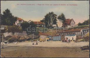 Pornic, Plage de l'Anse aux Lapins, Chalets de Gourmalon / beach, cottages (EK)