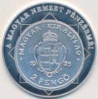 DN "A magyar nemzet pénzérméi - A pengő bevezetése 1926-1946." Ag emlékérem (10,37g/0.999/35mm) T:PP tanúsítvánnyal!