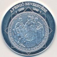 DN "A magyar nemzet pénzérméi - A pengő bevezetése 1926-1946." Ag emlékérem (10,37g/0.999/...