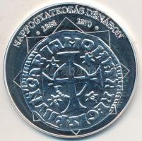 DN "A magyar nemzet pénzérméi - Napfogyatkozás dénáron 1235-1270." Ag emlékérem (10,37g/0....