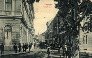 Temesvár, Rudolf utca; kiadja Gerő Manó / Rudolph street (corner wear)