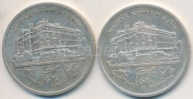 1992. 200Ft Ag "MNB" (2x) T:2
Adamo 13