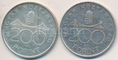 1994. 200Ft Ag "Deák" (2x) T:2 Adamo 13.1