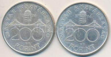 1994. 200Ft Ag "Deák" (2x) T:2 Adamo 13.1