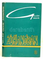 Gellért Oszkár: Zuhanóban. Új versek. Bp., 1966, Szépirodalmi Könyvkiadó. A szerző által Básti Lajos (1911-1977) színésznek dedikálva. Aranyozott vászonkötésben, papír védőborítóval, jó állapotban.