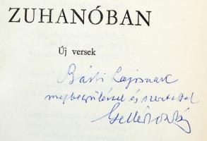 Gellért Oszkár: Zuhanóban. Új versek. Bp., 1966, Szépirodalmi Könyvkiadó. A szerző által Básti Lajos...