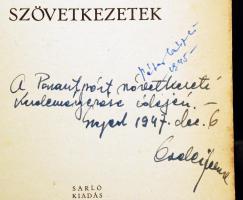 Erdei Ferenc: Szövetkezetek. Bp., 1945, Sarló. A szerző által dedikálva. Kicsit foltos papírkötésben...