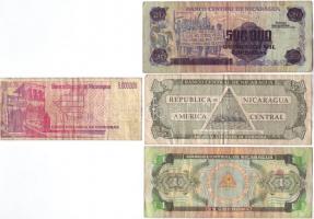 Nikaragua 4 klf modern bankjegy T:II