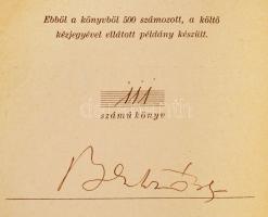 Berda József: Emelt fővel. Versek. Bp., [1937], Vörösmarty Irodalmi Társaság. 111. sorszámozott péld...