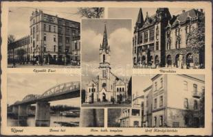 Budapest IV. Újpest, Egyesült Izzó, Városháza, Gróf Károlyi kórház, Dunai híd