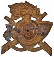 Osztrák-Magyar Monarchia ~1914-1918. Hegyivadász tüzér alakulat jelvénye (64x71mm) T:2-
Austro-Hunga...