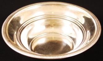 Sterling ezüst (Ag.) tálka, apró horpadásokkal, Frank M. Whiting & Company és "305" jelzéssel, d: 14,5 cm; 57 gr. / Sterling silver bowl with minor bruises, with the mark of the American Frank M. Whiting & Company and number "305"; d: 14,5 cm; 57 gr.