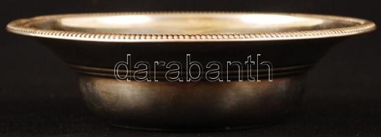 Sterling ezüst (Ag.) tálka, apró horpadásokkal, Frank M. Whiting & Company és "305" je...