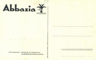 Abbazia, Tourism campaign published by Azienda di Soggiorno / Auskünfte Kurkommission