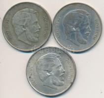 1947. 5Ft Ag "Kossuth" (3x) T:2-,3
Adamo F8.1