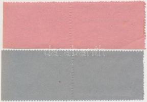 ~1920. 4f (2x) + 10f (2x) adomány "A siket-némák kolozsvári intézete részére" T:I,I-
Hunga...