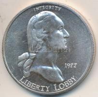 Amerikai Egyesült Államok 1977. "Liberty Lobby - George Washington / 1SE" Ag emlékérem (31...
