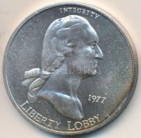 Amerikai Egyesült Államok 1977. "Liberty Lobby - George Washington / 1SE" Ag emlékérem (31...