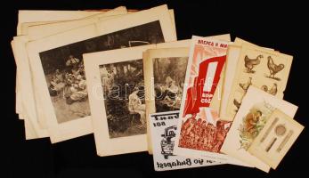 Régi nagyméretű nyomatok vegyes állapotban