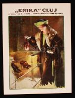 1931 Kolozsvár, "Erika" Cluj, cipőkülönlegességek áruháza reklám, tavasz-nyár