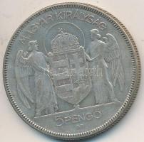 1930. 5P Ag "Horthy-jobbra" T:3 Adamo P8
