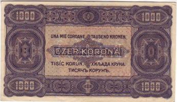1923. 1000K 8f fny-sal T:II+ Csak egyszer hajtva!