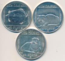 1985. 200Ft Ag "Természetvédelem II. mocsári teknős" + 200Ft Ag "Természetvédelem II....