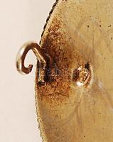 Ezüst (Ag) bross Sisi arcképével, jelzett, br: 5,4 g /
Silver brooch with Sisi's portrait, 5,4 ...