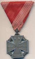 1916. Károly-Csapatkereszt cink kitüntetés mellszalaggal T:2- Hungary 1916. Karl Troop Cross zinc decoration with ribbon C:VF