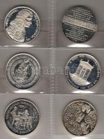 Jó modern gyűjtemény főleg MÉE fehérfém érmékből 36 klf db érdekes motívumokkal T:PP (összes!)