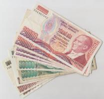 Törökország 1988-1997. 20.000L (4x) + 50.000L (4x) + 100.000L (4x) T:vegyes Turkey 1988-1997. 20.000 Lira (4x) + 50.000 Lira (4x) + 100.000 Lira (4x) C:mixed Krause 201,204,206