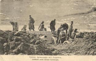 Artillerie serbe devant Adrinople (b)