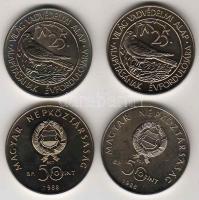 1988. 50Ft "Világ Vadvédelmi Alap II" (4x) T:BU