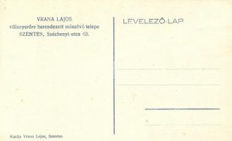 Szentes, Vrana Lajos villanyerőre berendezett műszövő telepe, Széchenyi utca 63