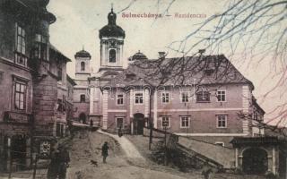 Selmecbánya, Rezidencia, Magdics János fodrász terme / residence, hairdresser shop