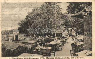 Vienna, Wien XVII/2; Hameau Holländerdörfl. L. Edelmüller's Café Restaurant