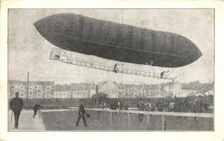1909 Graz, Franz Renners lenkbares Luftschiff 'Estaric I' / airship (fa)