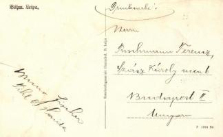 Ceska Lipa, Böhmisch Leipa; Vordere Töpferstrasse / street, Hotel Leimer (fl)