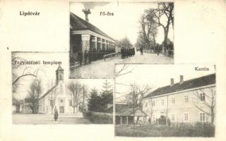 Lipótvár, Főőrs, Kantin, Fegyintézeti templom / police station, prison church, canteen (EK)