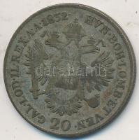 Ausztria 1832A 20Kr Ag "I. Ferenc" T:3 Austria 1832A 20 Kreuzer Ag "Franz I" C:F