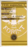 1946. 1Ft Au mini kiadás díszcsomagolásban T:PP