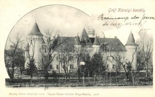 Nagykároly, Gróf Károlyi kastély, kiadja Eigner Simon / castle (EK)