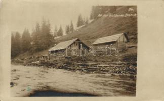 Aranyos-Beszterce, faházak / WWI wooden lodge (EK)