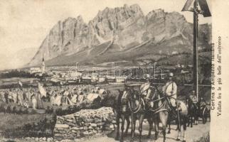 Cortina Ampezzo, Vallata fra le piu belle dell'universo / alpine guards in the valley