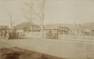 1916 Dorna-Kandreny, WWI, reception of Charles IV, soldiers photo (EK)