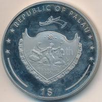 Palau 2009 1$ Cu-Ni "Csendes Óceán vadvilága / Gekkó" multicolor T:PP Tanúsítvánnyal 
Pala...