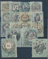 1868 16 db okmánybélyeg