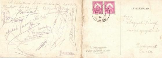 Tihany, József herceg kastélya, Magyar Biológiai Intézet; panoramacard