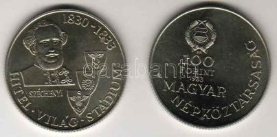 1983. 100Ft "Széchenyi" (2x) T:BU eredeti csomagolásban, tanúsítvánnyal